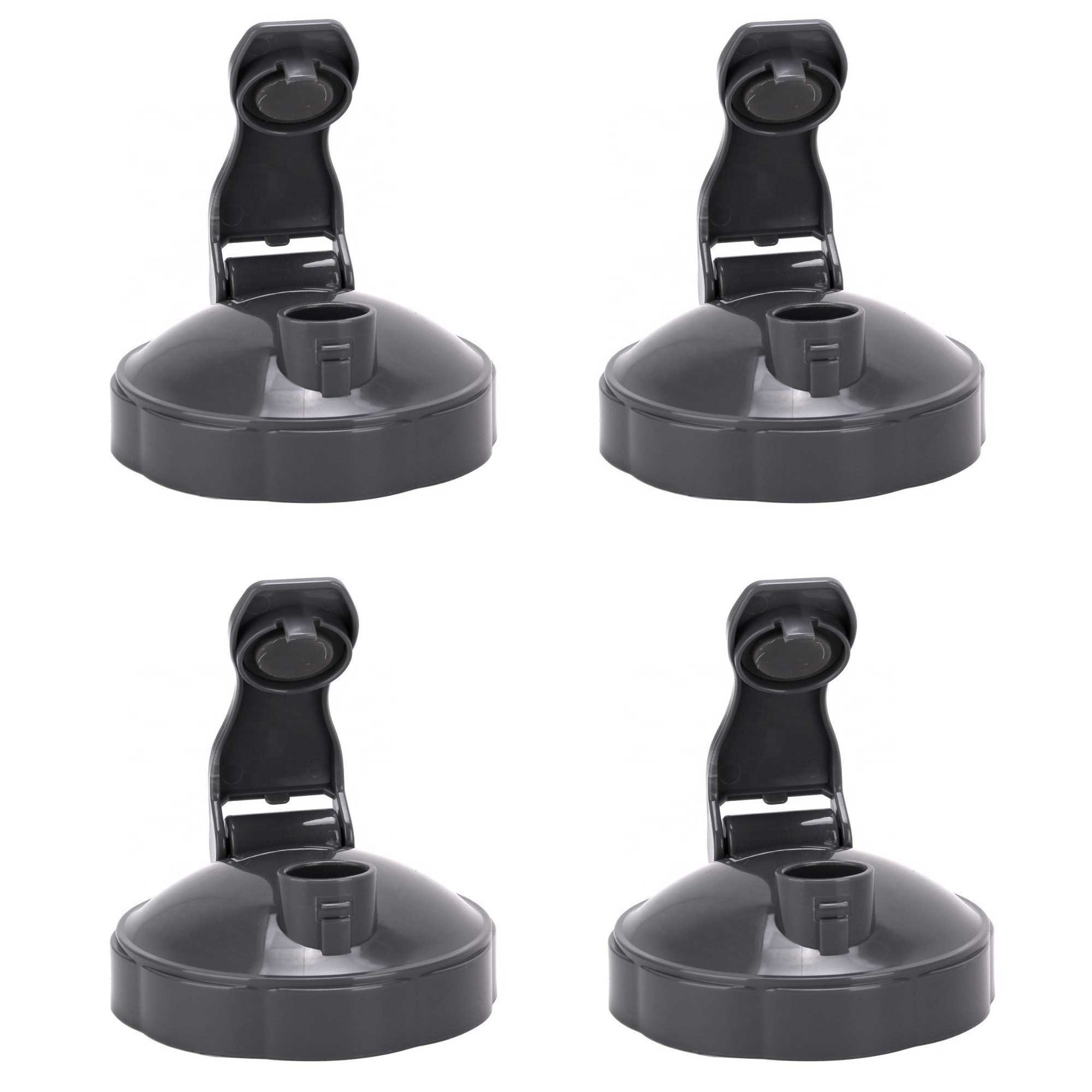 4x For Nutribullet Flip Top Fliptop Fresh Lid - All 600 and 900 Model Nutri Cups - NuSea